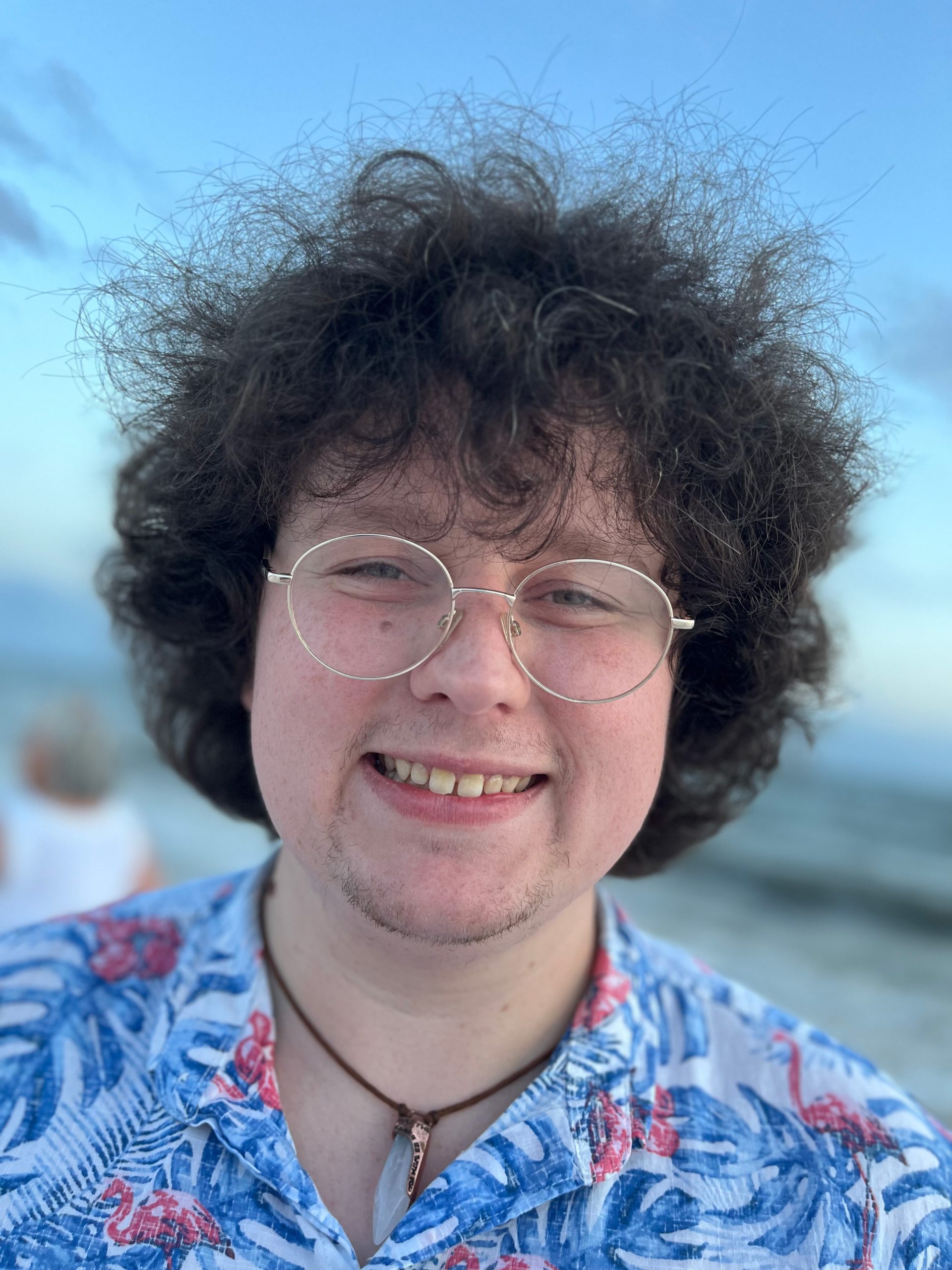 sam with glasses